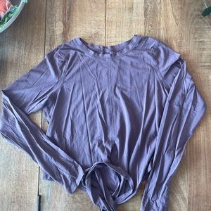 Lululemon Front Tie Long Sleeve